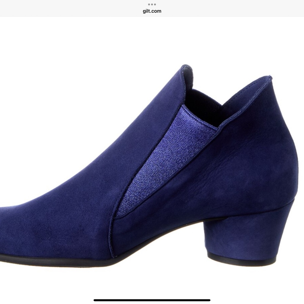 Arche Musc Blue Suede Bootie New 8.5M - Picture 3 of 3